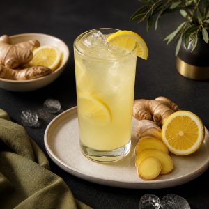 Gember-citroen limonade