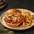 Crispy chicken burger