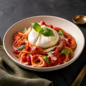 Pasta pomodoro & burrata